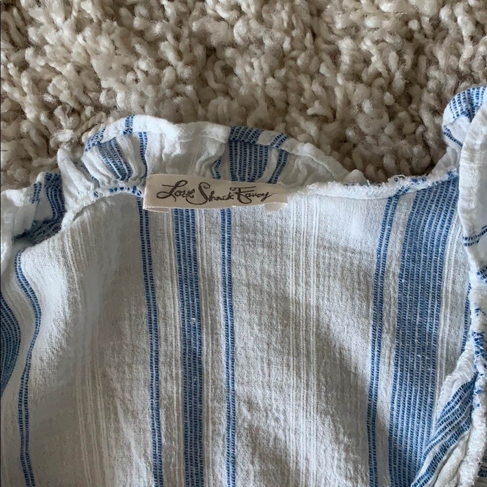 LoveShackFancy Ruffle Crop Top - Picture 2 of 2